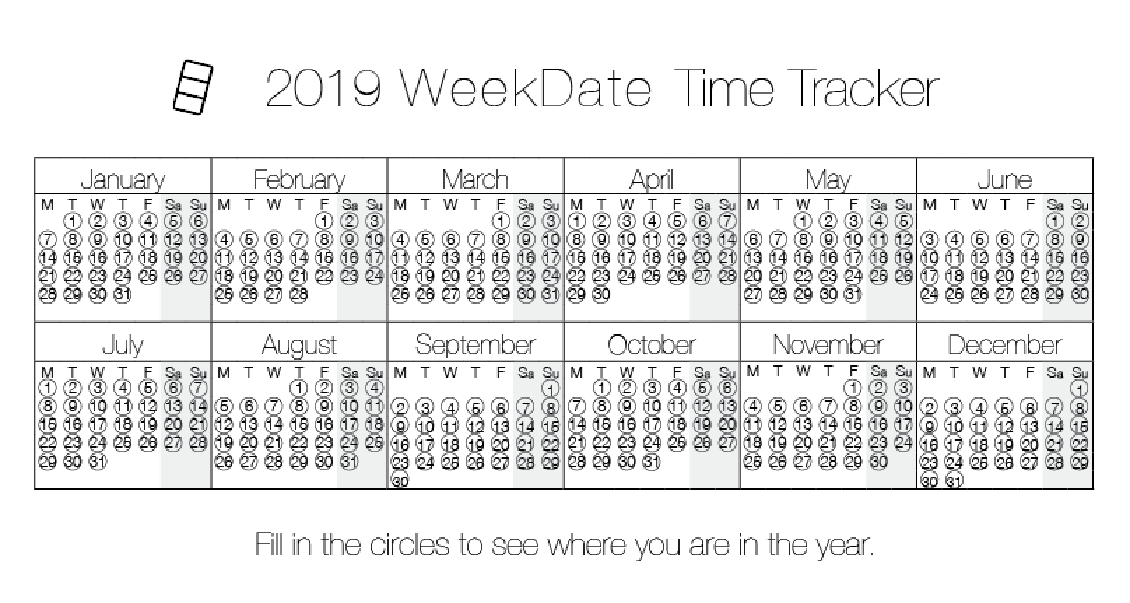 Best Paper Planner - WeekDate